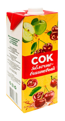 Сок "Карамыш" яблочно-вишневый 1л