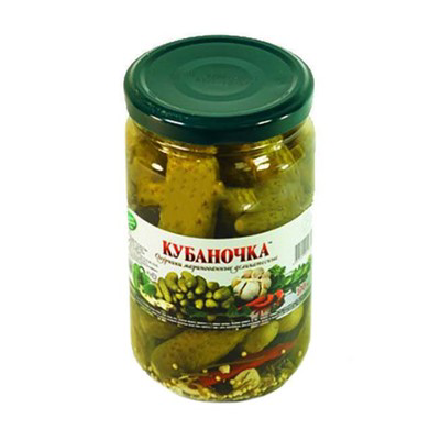 Корнишоны Кубаночка Маринованные 360г