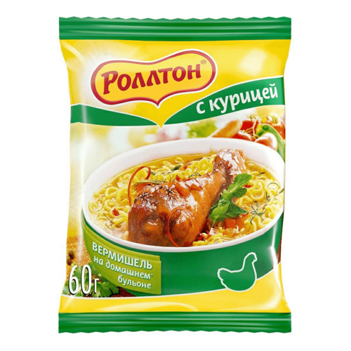 Вермишель РОЛЛТОН с курицей 60 г