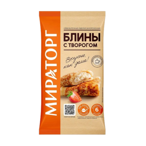 Блины МИРАТОРГ с творогом 360 г