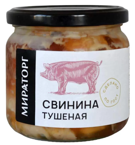 Свинина тушеная МИРАТОРГ 350 г