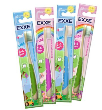 Зубная щетка EXXE Kids (2-6 лет) 1 шт