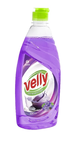 Средство для мытья посуды GRASS "Velly" бархатная фиалка 500 мл
