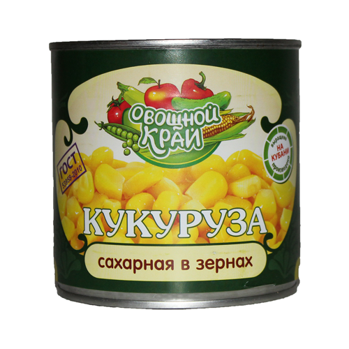 Кукуруза ОВОЩНОЙ КРАЙ сахарная в зернах 425 г