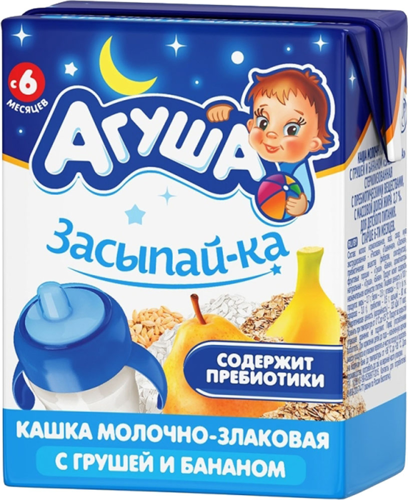 Каша Агуша Засыпайка Злаки Груша Банан 200г