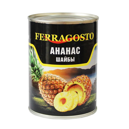 Ананасы Ferragosto Шайба 580мл