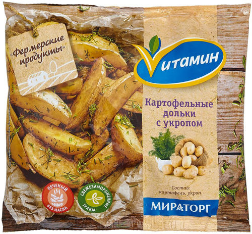 Картофельные дольки VИТАМИН с укропом 400 г