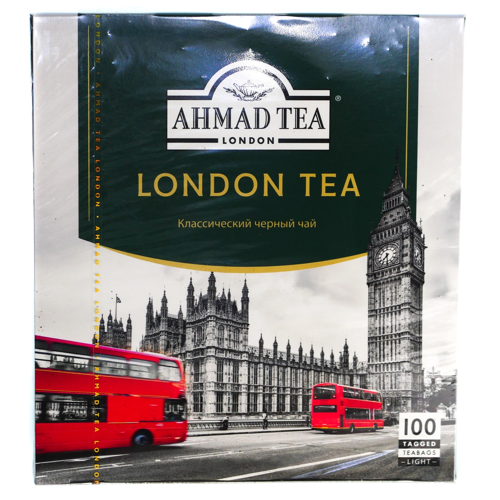 Чай Черный Ahmad Tea London 100 Пакетиков