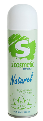 Дезодорант-антиперспирант S'COSMETIC "Naturel" гармония природы спрей 145 мл