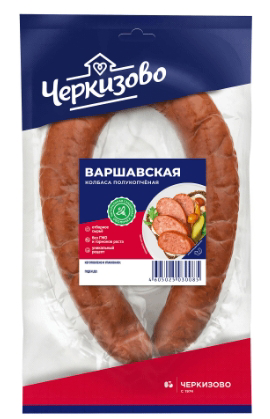 Колбаса Полукопченая Варшавская Черкизово 350г