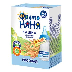 Каша ФрутоНяня Молочная Рисовая 200мл